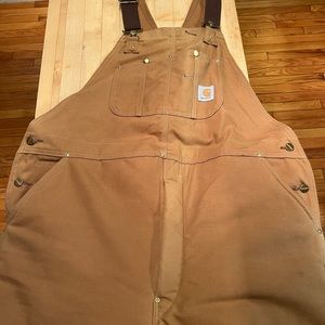 Men’s Carhartt insulated bib overalls